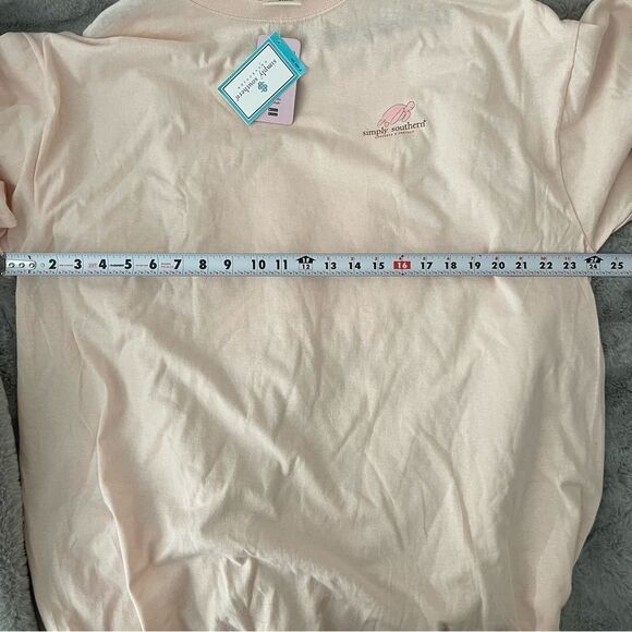 NWT Simply Southern “Happy Days” Turtle Long Sleeve Tee XXL 🌸🐢 - Picture 12 of 12